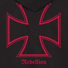 Pánská mikina Elitní Rebel Iron Cross RED Elitní Rebel