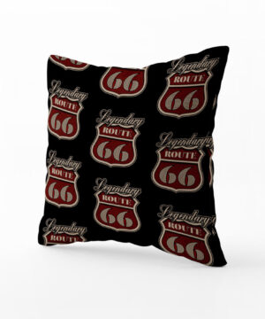 Polštář Route 66 40x40 cm | Moto kolekce | ElitniRebel.cz