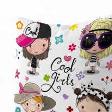 Polštář Cool girls | Kolekce Dětská | ElitniRebel.cz