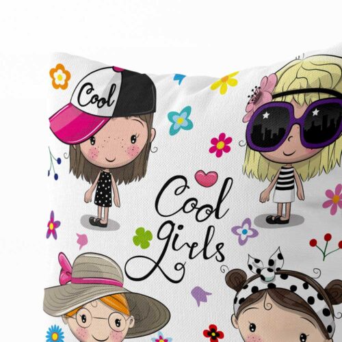 Polštář Cool girls | Kolekce Dětská | ElitniRebel.cz